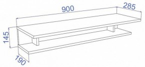 Стол туалетный Cross КП1 в Миассе - miass.mebel24.online | фото 2