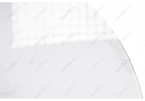Стол стеклянный Вернер 115х75 белый мрамор / черный в Миассе - miass.mebel24.online | фото 4