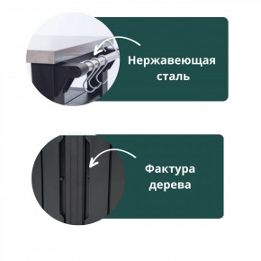Столик для барбекю 415 Л (Unity Chef 415 L) графит в Миассе - miass.mebel24.online | фото 5