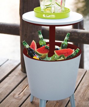 Столик-холодильник COOL BAR крем-шоколад в Миассе - miass.mebel24.online | фото 2