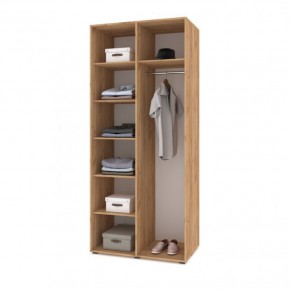СТОУН С22 Шкаф 2-х створчатый (золотой дуб/графит) в Миассе - miass.mebel24.online | фото 3