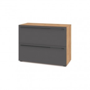 СТОУН С81 Комод (золотой дуб/графит) в Миассе - miass.mebel24.online | фото