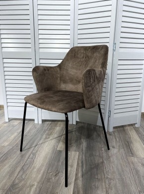 Стул AMARETTO VBP208 античный серо-бежевый/ черный каркас, М-City в Миассе - miass.mebel24.online | фото 1