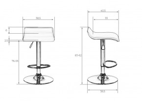 Стул барный DOBRIN TOMMY, красный в Миассе - miass.mebel24.online | фото 8