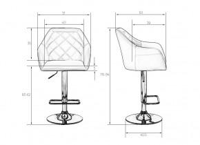 Стул барный DOBRIN VICTOR, чёрный в Миассе - miass.mebel24.online | фото 6