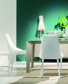 Стул CLARA 40.11 (TR505 white with sand cordonet, экокожа) в Миассе - miass.mebel24.online | фото 2