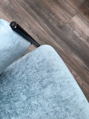 Стул ДИЛЛ, цвет RAIN 7 бриз, велюр / черный каркас М-City в Миассе - miass.mebel24.online | фото 4