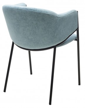 Стул ДИЛЛ, цвет RAIN 7 бриз, велюр / черный каркас М-City в Миассе - miass.mebel24.online | фото 8
