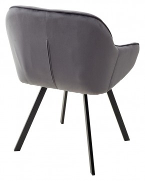 Стул GALE 360 град. поворот. BLUVEL-14 GREY, велюр/ черный каркас, М-City в Миассе - miass.mebel24.online | фото 3