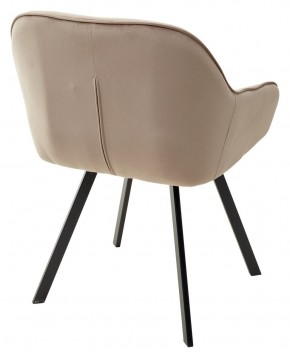 Стул GALE 360 град. поворот. BLUVEL-40 BEIGE, велюр/ черный каркас, М-City в Миассе - miass.mebel24.online | фото 4