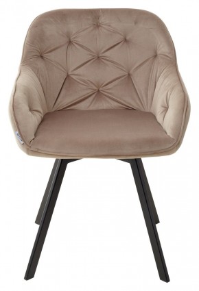 Стул GALE 360 град. поворот. BLUVEL-40 BEIGE, велюр/ черный каркас, М-City в Миассе - miass.mebel24.online | фото 6