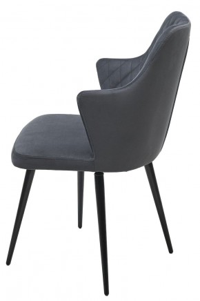 Стул HERMAN 360 град. BM-3 ТЕМНО-СЕРЫЙ, велюр / черный каркас М-City в Миассе - miass.mebel24.online | фото 6