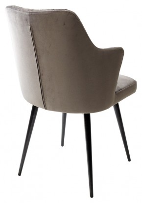 Стул HERMAN 360 град. ГРАФИТ #14, велюр / черный каркас М-City в Миассе - miass.mebel24.online | фото 5