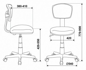 Стул компьютерный Бюрократ CH-W299/LB/TW-55 в Миассе - miass.mebel24.online | фото 12