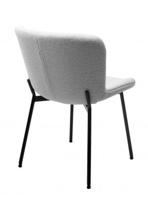 Стул RIYA UF992-01 Белый, teddy / черный каркас М-City в Миассе - miass.mebel24.online | фото 2
