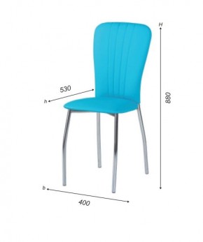 Стул Сиена А1.14-03 (Стандарт) хром/кожзам (4 шт.) в Миассе - miass.mebel24.online | фото 2