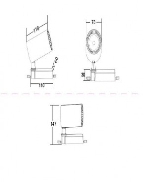 Светильник на штанге Maytoni Vuoro TR029-3-10W3K-B в Миассе - miass.mebel24.online | фото 3