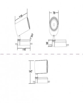 Светильник на штанге Maytoni Vuoro TR029-3-10W4K-B в Миассе - miass.mebel24.online | фото 3