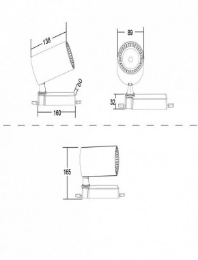 Светильник на штанге Maytoni Vuoro TR029-3-20W4K-W в Миассе - miass.mebel24.online | фото 4