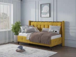 СВЕТЛАНА 3 Кровать линейная (Горчичный) в Миассе - miass.mebel24.online | фото