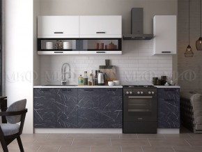 ТЕХНО Кухонный гарнитур 2,0 м Компоновка №2 в Миассе - miass.mebel24.online | фото 2