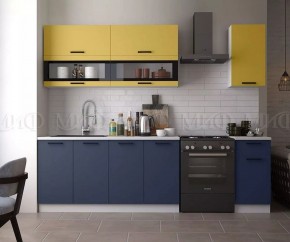 ТЕХНО Кухонный гарнитур 2,0 м Компоновка №2 в Миассе - miass.mebel24.online | фото 5