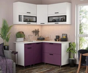 ТЕХНО Кухонный гарнитур угловой 1,4х1,4 м Компоновка №2 в Миассе - miass.mebel24.online | фото 6