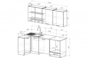 ТЕРЦИЯ Кухонный гарнитур Стандарт (1600 мм) в Миассе - miass.mebel24.online | фото 2