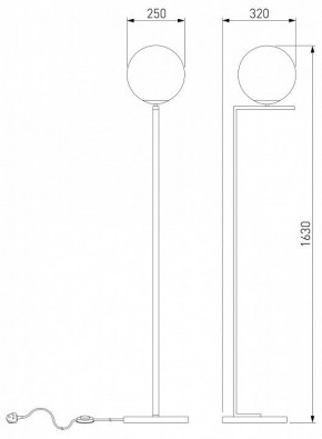 Торшер Eurosvet Shape 01214/1 хром в Миассе - miass.mebel24.online | фото 3