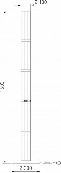 Торшер Eurosvet Stark 80537/1 латунь в Миассе - miass.mebel24.online | фото 5