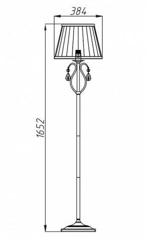 Торшер Maytoni Brionia ARM172-11-G в Миассе - miass.mebel24.online | фото 2