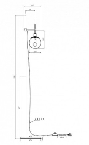 Торшер Maytoni Erich MOD221-FL-01-N в Миассе - miass.mebel24.online | фото 3