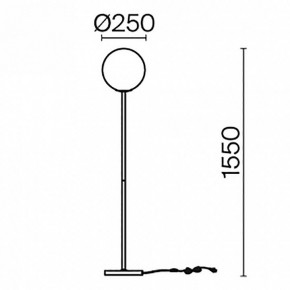 Торшер Maytoni Ring MOD013FL-01B в Миассе - miass.mebel24.online | фото 4