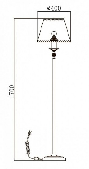 Торшер Maytoni Soffia RC093-FL-01-R в Миассе - miass.mebel24.online | фото 3