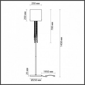Торшер Odeon Light Nicole 4886/1F в Миассе - miass.mebel24.online | фото 4