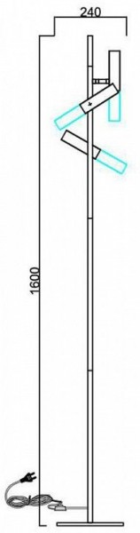 Торшер ST-Luce Eclip SL1236.405.03 в Миассе - miass.mebel24.online | фото 5
