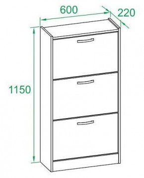 Тумба для обуви То-23 в Миассе - miass.mebel24.online | фото 3