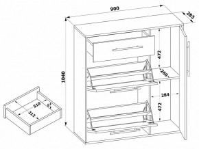 Тумба для обуви ТП-4 в Миассе - miass.mebel24.online | фото 5