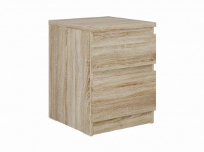 Тумба КАСТОР малая с двумя ящиками, цвет Дуб Сонома в Миассе - miass.mebel24.online | фото