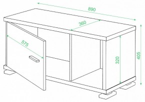 Тумба комбинированная Домино СБ-30/1 в Миассе - miass.mebel24.online | фото 3