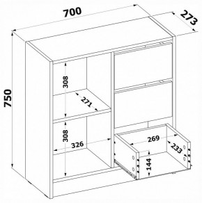 Тумба комбинированная Т-1 в Миассе - miass.mebel24.online | фото 4