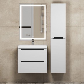 Тумба под раковину Uperwood Tanos 60 см, подвесная, белая/графит в Миассе - miass.mebel24.online | фото 13
