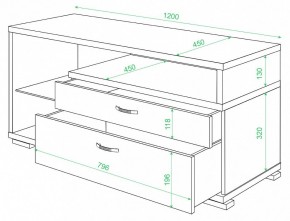 Тумба под ТВ Домино ТК-10М в Миассе - miass.mebel24.online | фото 2