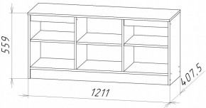 НИЦЦА-9 Тумба под ТВ (НЦ.09) в Миассе - miass.mebel24.online | фото 2
