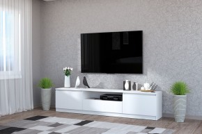 Тумба под ТВ "Хилтон" (Белый текстурный) в Миассе - miass.mebel24.online | фото