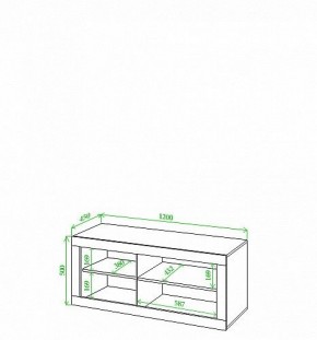 Тумба под ТВ Toivo Кон120 в Миассе - miass.mebel24.online | фото 2
