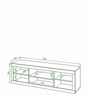 Тумба под ТВ Toivo Кон170 в Миассе - miass.mebel24.online | фото 2