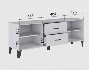 Тумба под ТВ ТВМ-6 (белый) в Миассе - miass.mebel24.online | фото 2