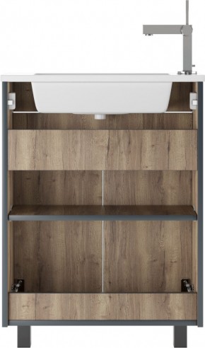 Тумба под умывальник "Modul 60"Dolche Dark без ящика Домино (DD5403T) в Миассе - miass.mebel24.online | фото 4