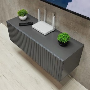 Тумба подвесная под ТВ LINES MTV3-MA 900 Темно-серый (Графит-M 10.1.25) в Миассе - miass.mebel24.online | фото 2